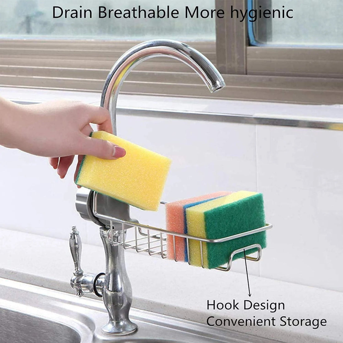 Kitchen Steel Sink Organizer