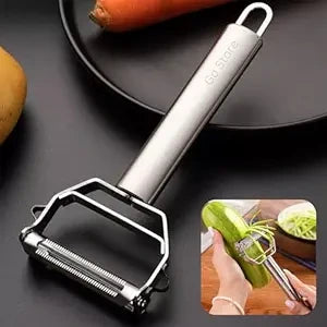3 in 1 Stainless Peeler | Sharp Blades, Anti-Rust | For Quick, Clean Prep
