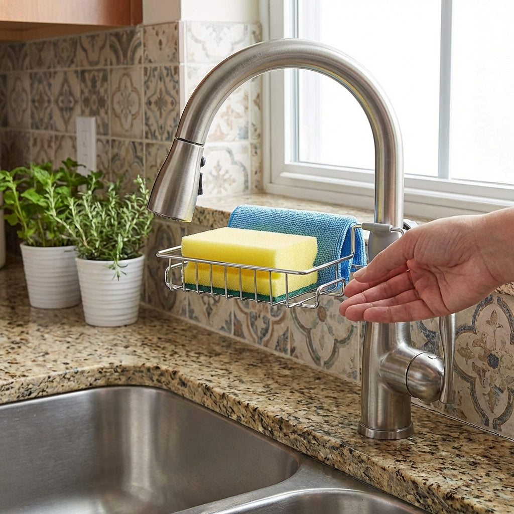 Kitchen Steel Sink Organizer