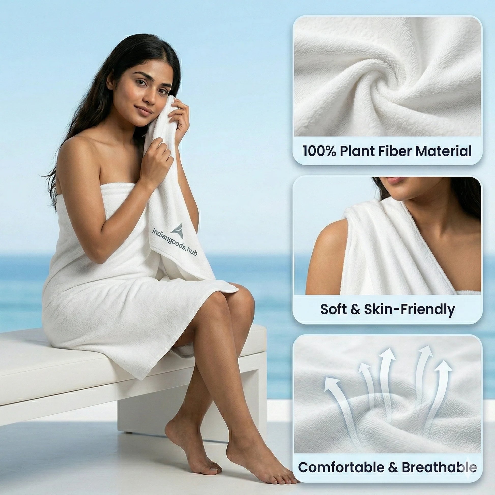 Cotton Towels  Disposable & Skin-Safe  Perfect for Trips & Outdoors