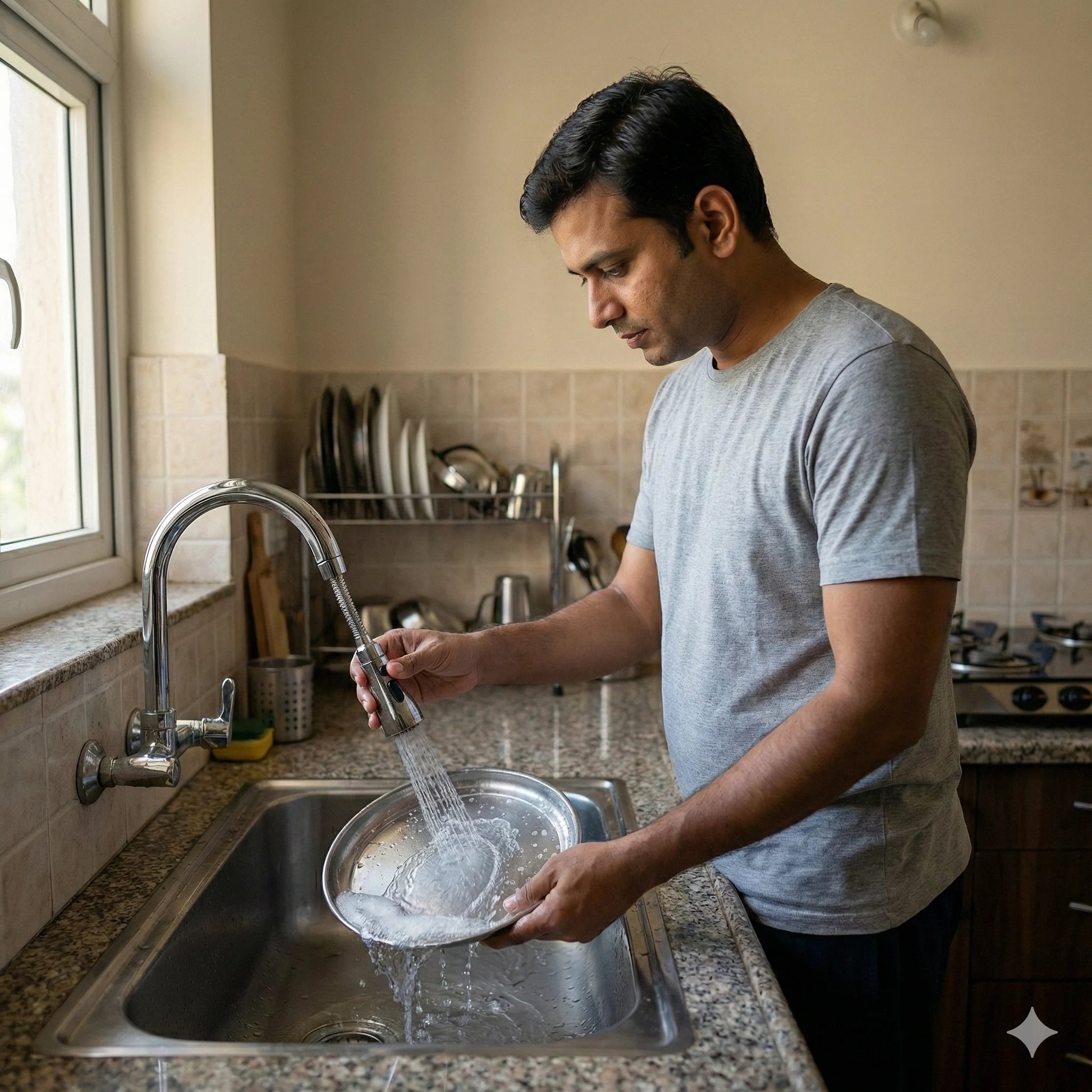 Flexible Tap Extension  Rotate, Rinse & Save Water  Easy Fit for Any Sink