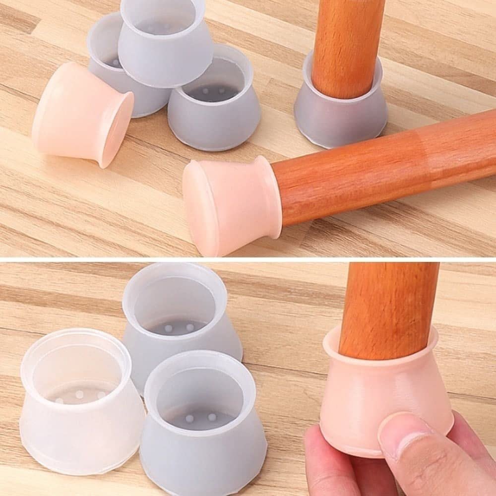 Leg Caps for Furniture- Easy movement & No more floor scratches