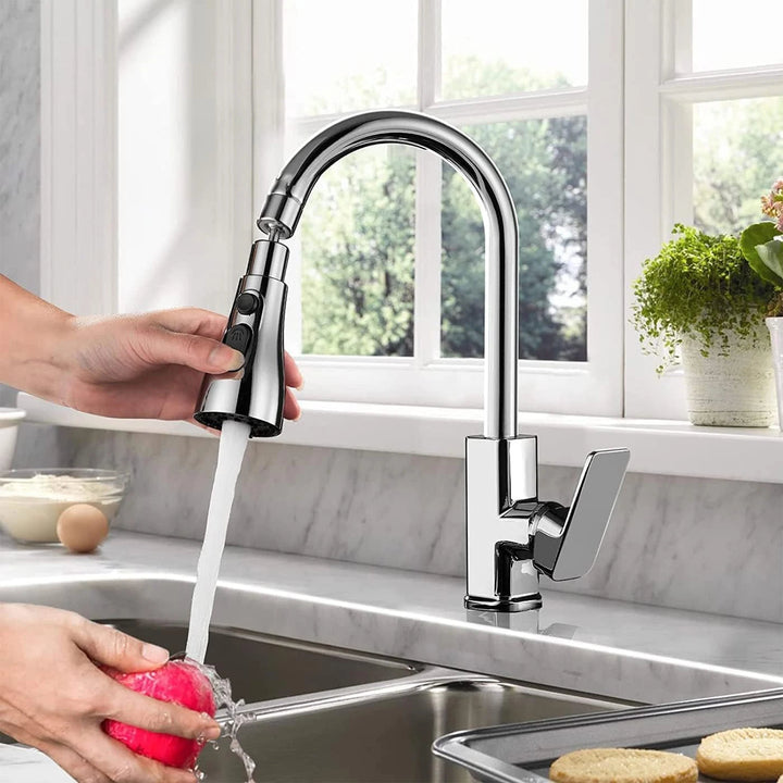 Flexible Tap Extension  Rotate, Rinse & Save Water  Easy Fit for Any Sink